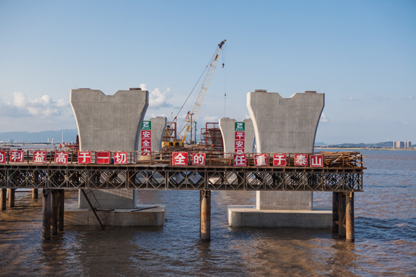 入海深110米！山河智能旋挖鉆機(jī)助建飛云江特大橋