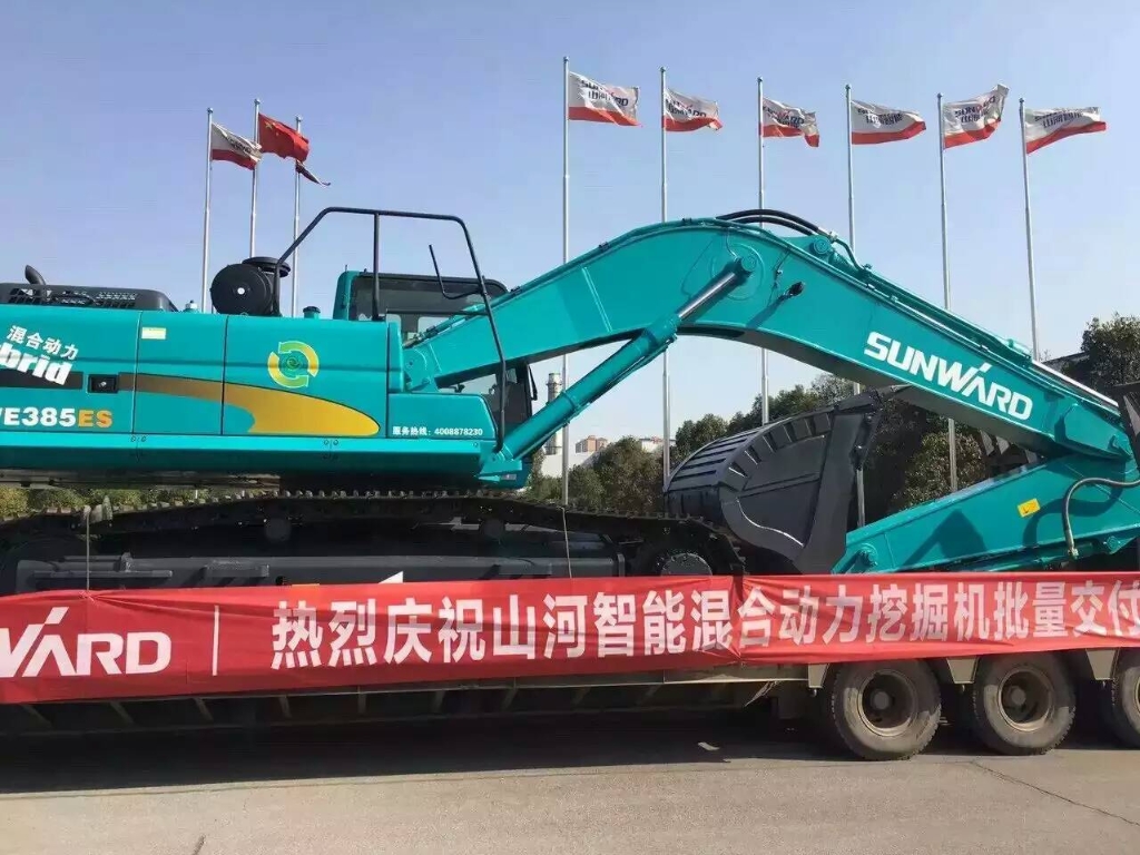 就這樣被你征服！山河智能100臺液壓混合動力挖掘機挺進礦山