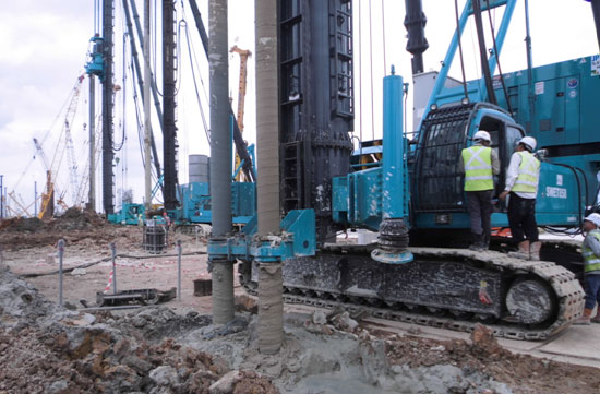 中國(guó)好機(jī)器！山河智能雙軸鉆機(jī)新加坡施工獲贊