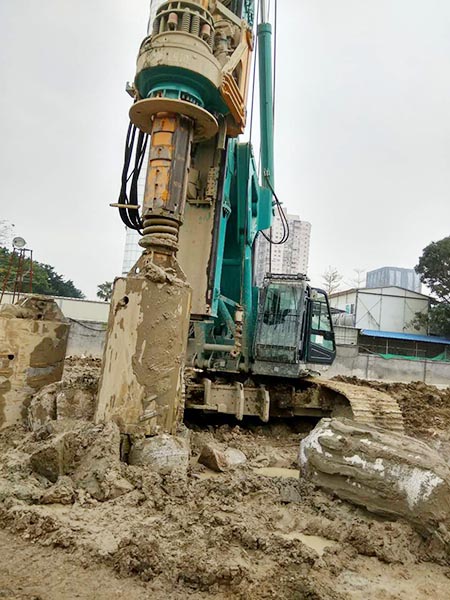 見證奇跡的時刻，山河智能旋挖刷新國內(nèi)旋挖入巖紀錄