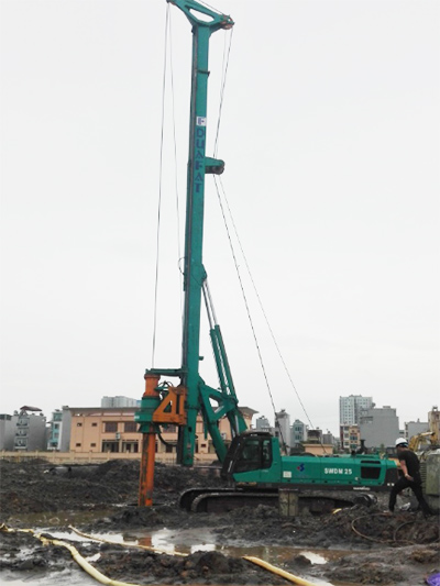 新年獻(xiàn)禮山河智能9臺SWDM25旋挖鉆機(jī)征戰(zhàn)越南