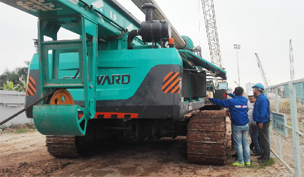 服務(wù)一線‖在越南為十臺(tái)旋挖鉆機(jī)做“保姆”的日子