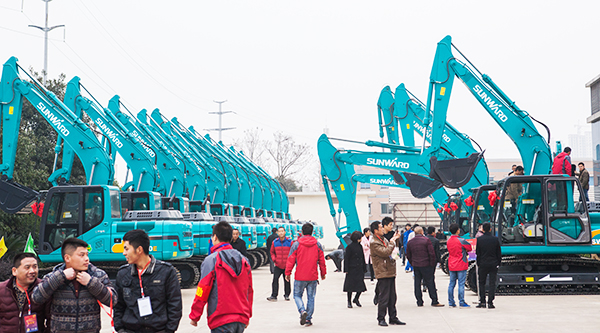 勢不可擋，山河智能挖掘機湖南市場訂貨會創(chuàng)新高