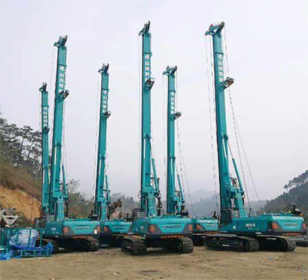 新年獻(xiàn)禮山河智能9臺SWDM25旋挖鉆機(jī)征戰(zhàn)越南