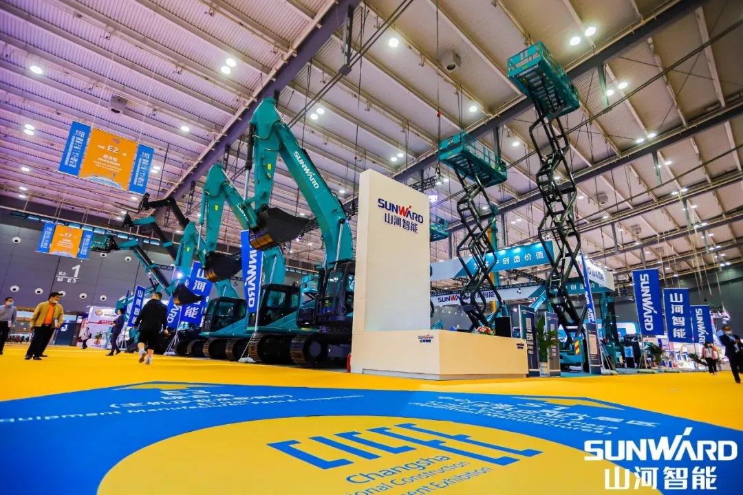 “山河綠”亮相長沙國際工程機械展，50余款產(chǎn)品盡顯山河智能創(chuàng)新實力
