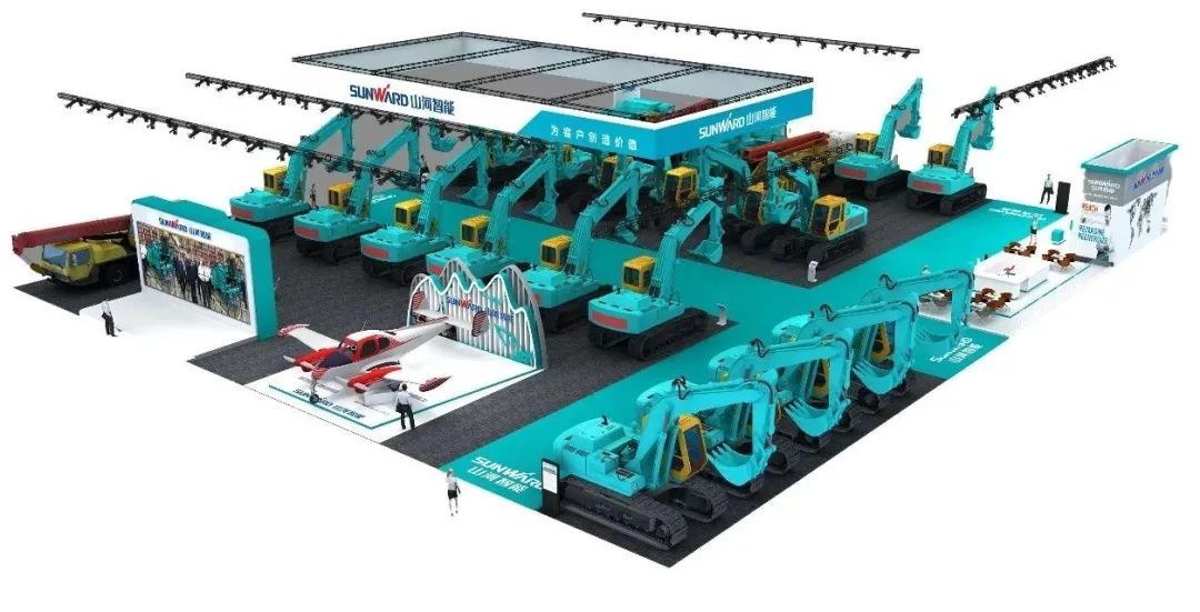 進場布展！2021年長沙國際工程機械展倒計時，山河智能展區(qū)亮點提前劇透