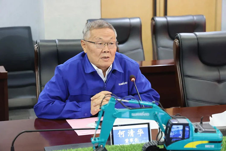 中國上市公司協(xié)會黨委委員、副秘書長劉翠蘭一行調研山河智能