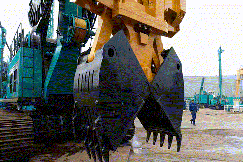 打造“明星產(chǎn)品”！山河智能地下連續(xù)墻液壓抓斗成功發(fā)布