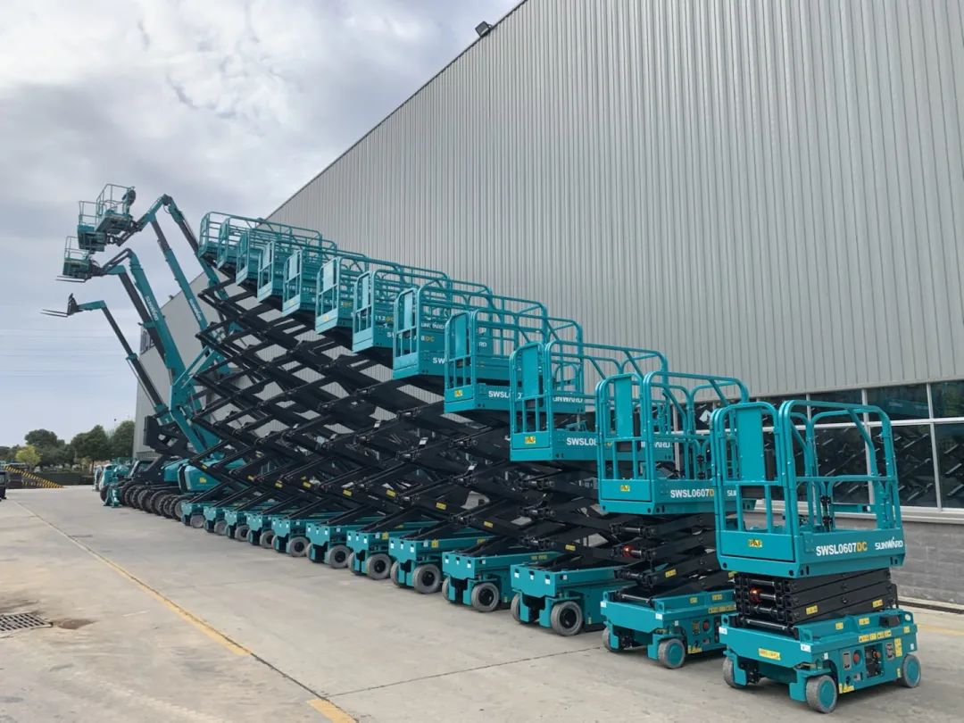 創(chuàng)下單日最高發(fā)貨量紀(jì)錄！山河高機(jī)設(shè)備集中發(fā)貨