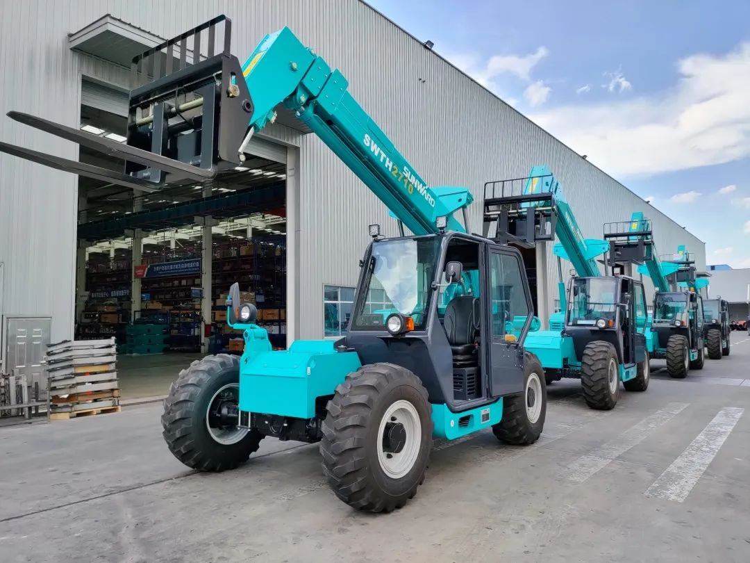 單筆采購金額千萬元！山河智能伸縮臂叉裝車批量出口