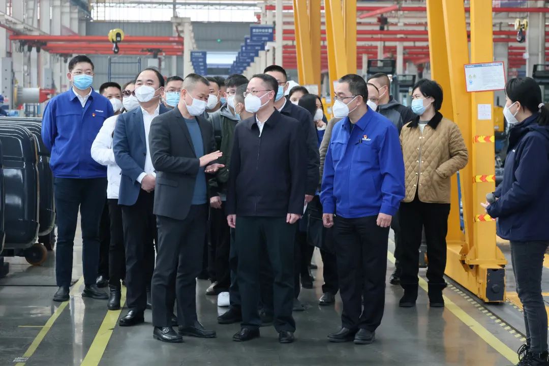 彭濤副市長督導(dǎo)山河智能安全生產(chǎn)工作、開展新春慰問