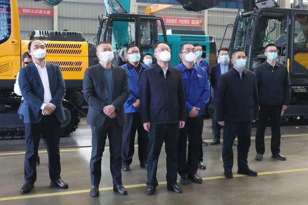 彭濤副市長督導(dǎo)山河智能安全生產(chǎn)工作、開展新春慰問