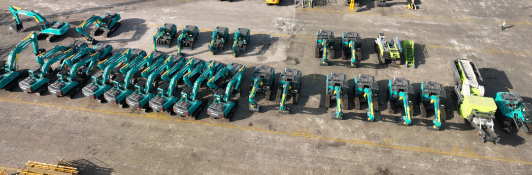 億元設備“包船”出海！山河智能國際市場迎來開門紅