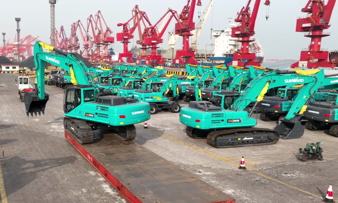 億元設備“包船”出海！山河智能國際市場迎來開門紅