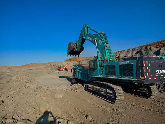 為礦山安全生產(chǎn)保駕護(hù)航！山河智能挖掘機(jī)械重裝出擊