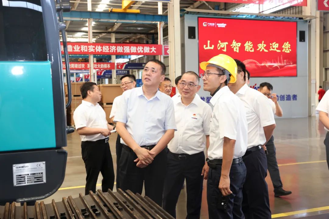 中鐵城建集團(tuán)黨委書記、董事長(zhǎng)申景濤到訪山河智能