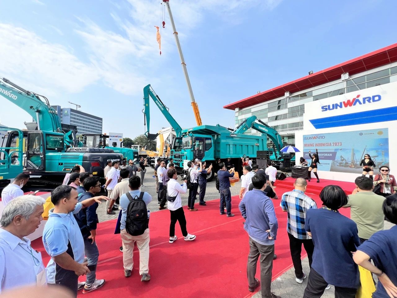 深耕細作，逆勢增長！山河智能盛裝亮相印尼雅加達礦業(yè)展
