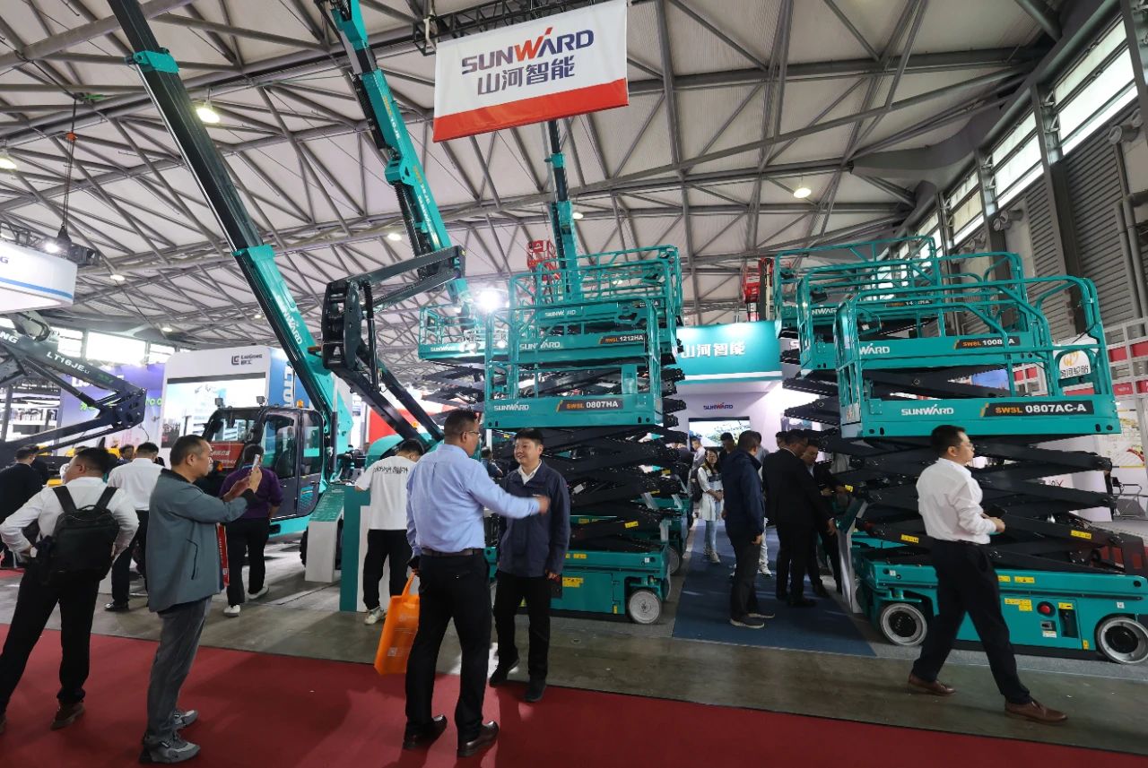 精品出擊，閃耀魔都！山河智能全系列高空機械亮相2023亞洲國際高空展