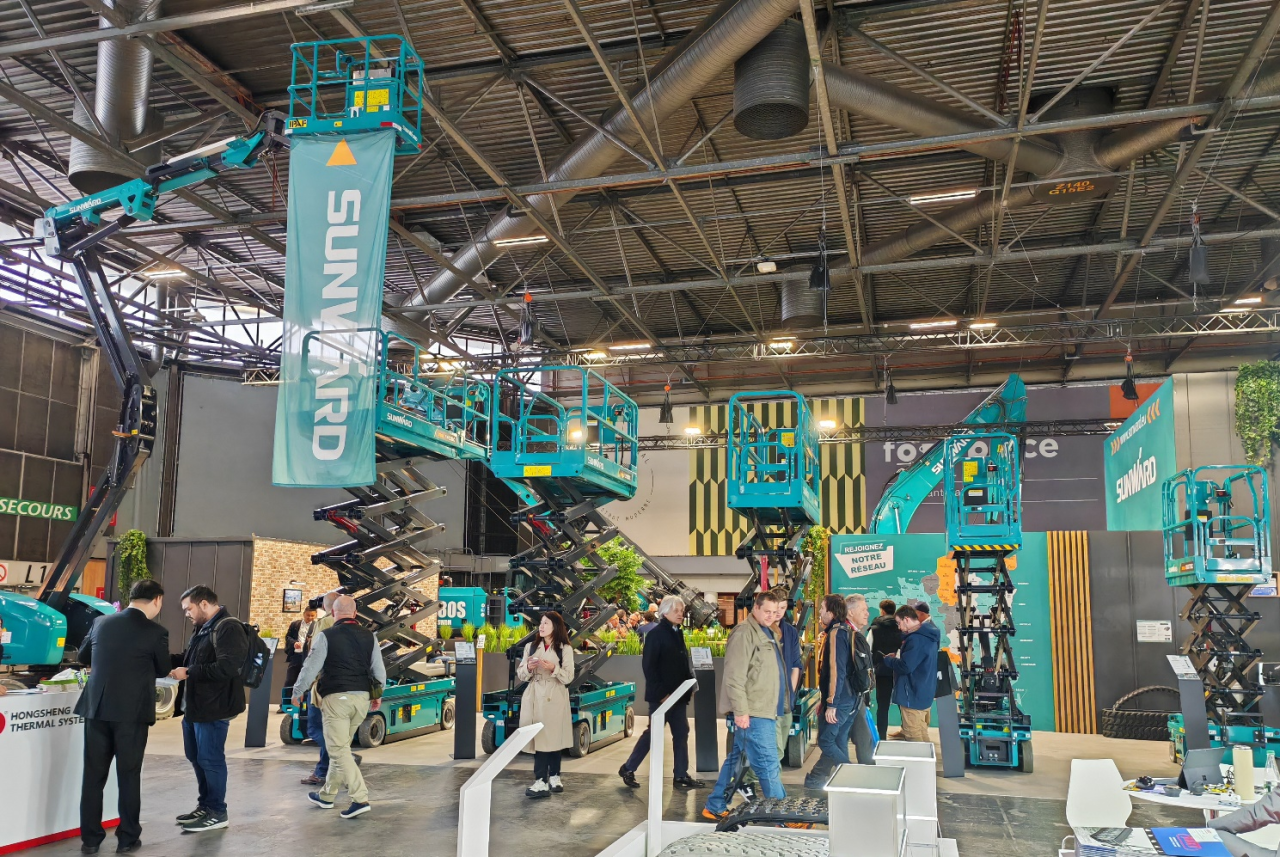 山河智能高空機(jī)械閃耀2024法國工程機(jī)械展