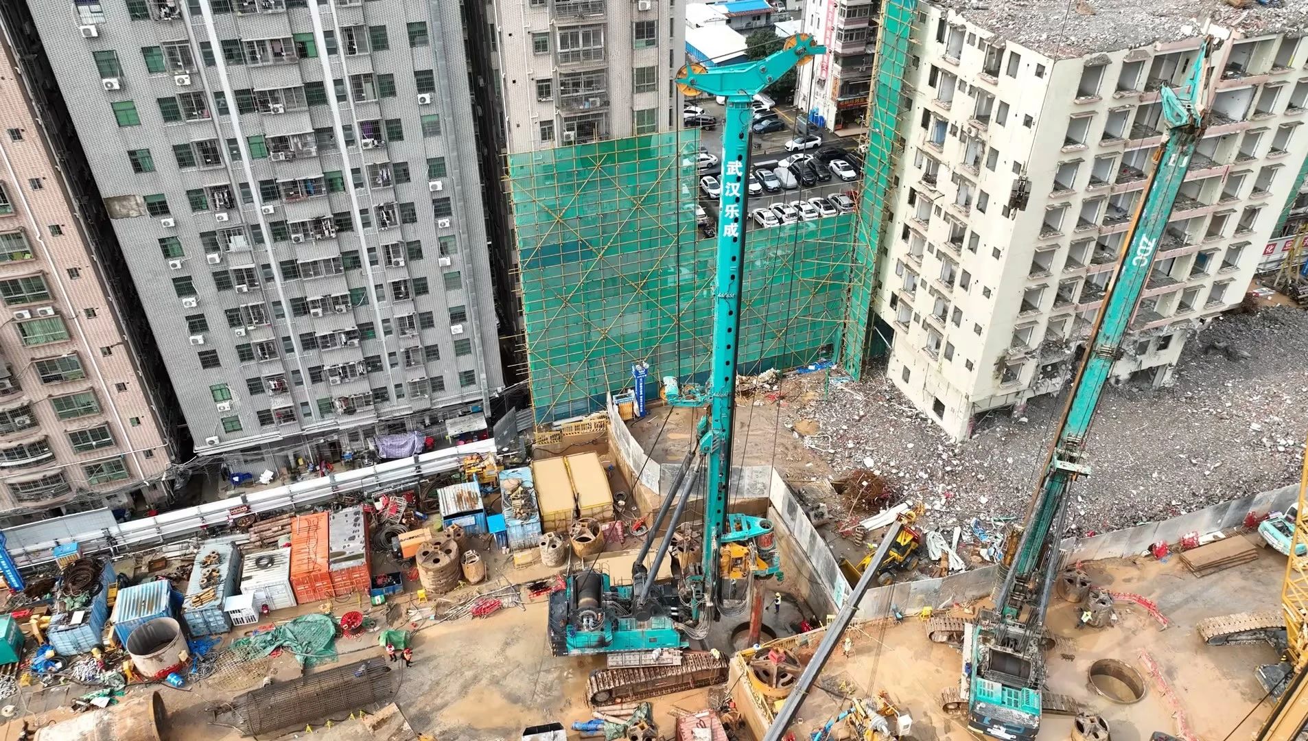 性能突出，超強助力！山河智能旋挖鉆機助力深圳地鐵五和站施工