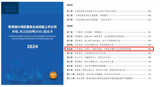 喜訊！山河智能再次入選“大灣區(qū)國企ESG發(fā)展指數(shù)”榜單