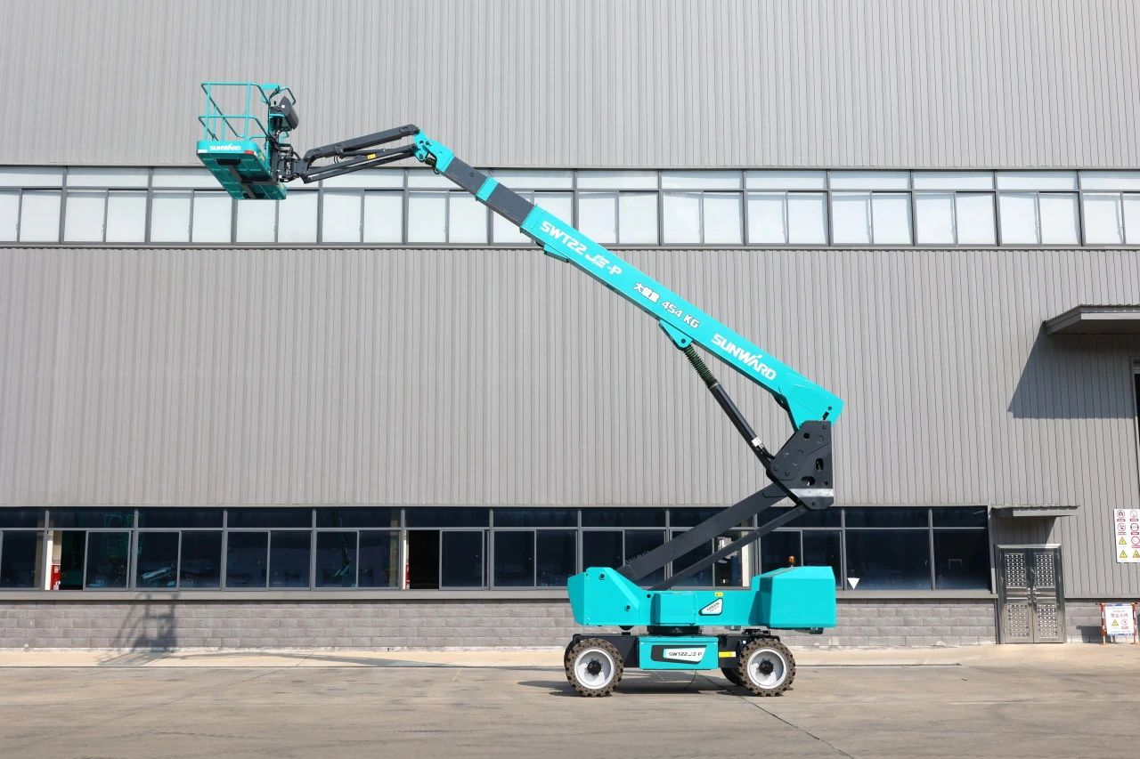 高可靠、高安全、高性能！山河智能新一代P系列電動(dòng)臂式高空作業(yè)平臺(tái)成功下線(xiàn)