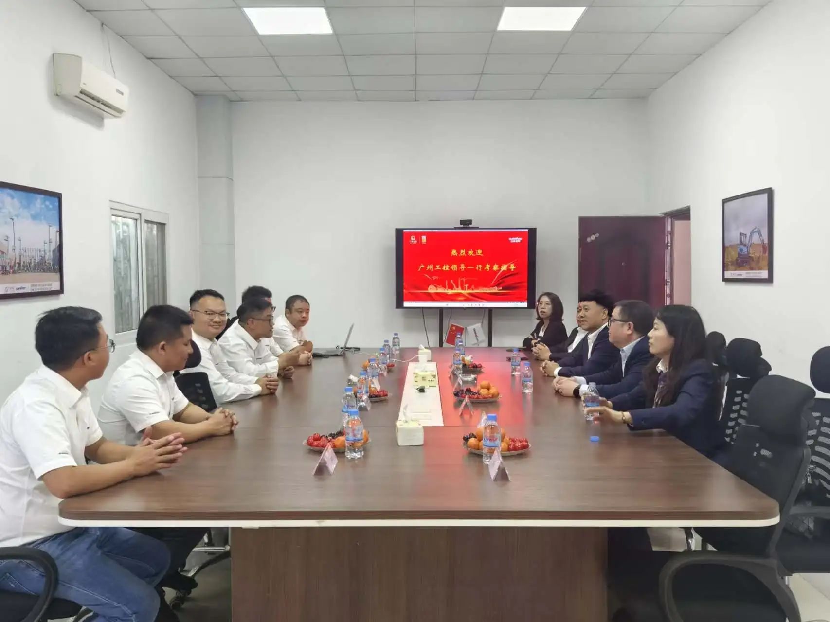 廣州工控集團(tuán)黨委書記、董事長景廣軍率隊考察山河智能柬埔寨子公司