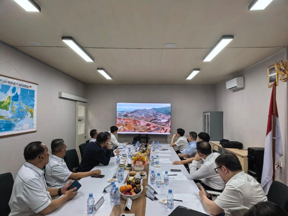 廣州工控集團黨委書記、董事長景廣軍率隊考察山河智能印尼子公司