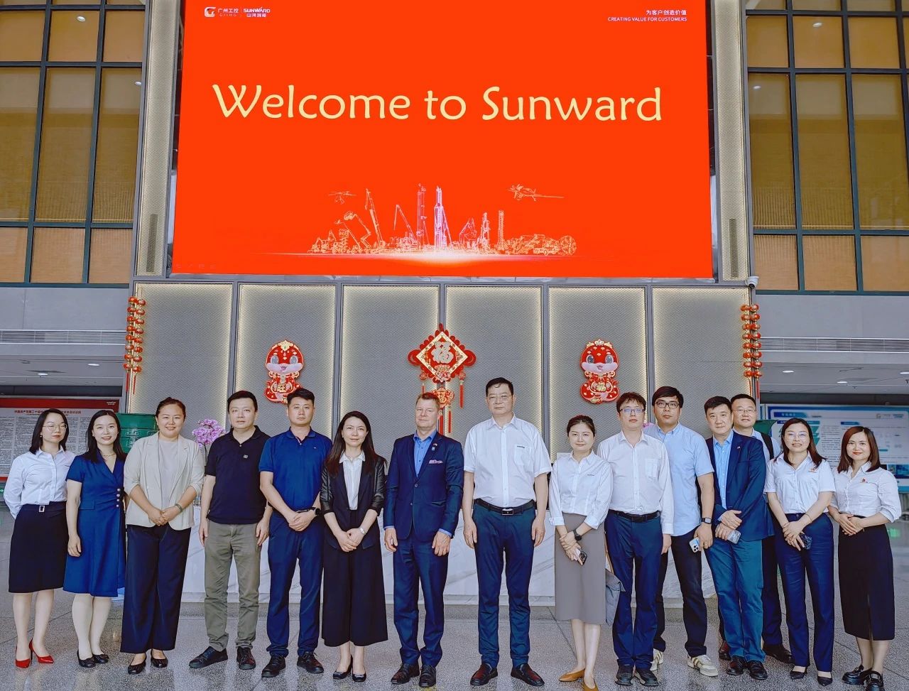 芬蘭駐華大使館商務參贊到訪山河智能