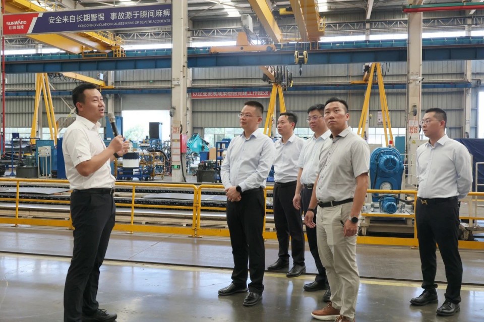 共商合作，建華控股有限公司董事長汪貴華到訪山河智能