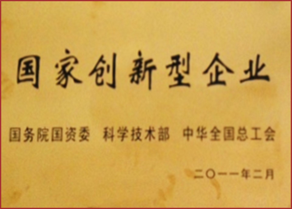 國家創(chuàng)新型企業(yè)