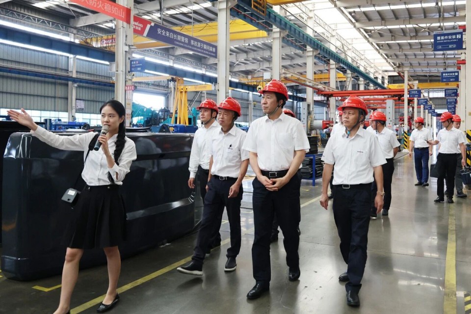 中國煤炭地質總局局長馬剛到訪山河智能，共謀綠色智能礦山裝備發(fā)展新路徑