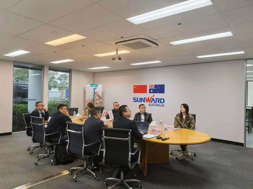 廣州工控集團(tuán)總經(jīng)理王福鑄率隊(duì)考察山河智能澳大利亞子公司